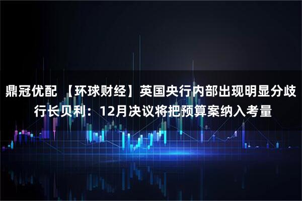 鼎冠优配 【环球财经】英国央行内部出现明显分歧 行长贝利：12月决议将把预算案纳入考量